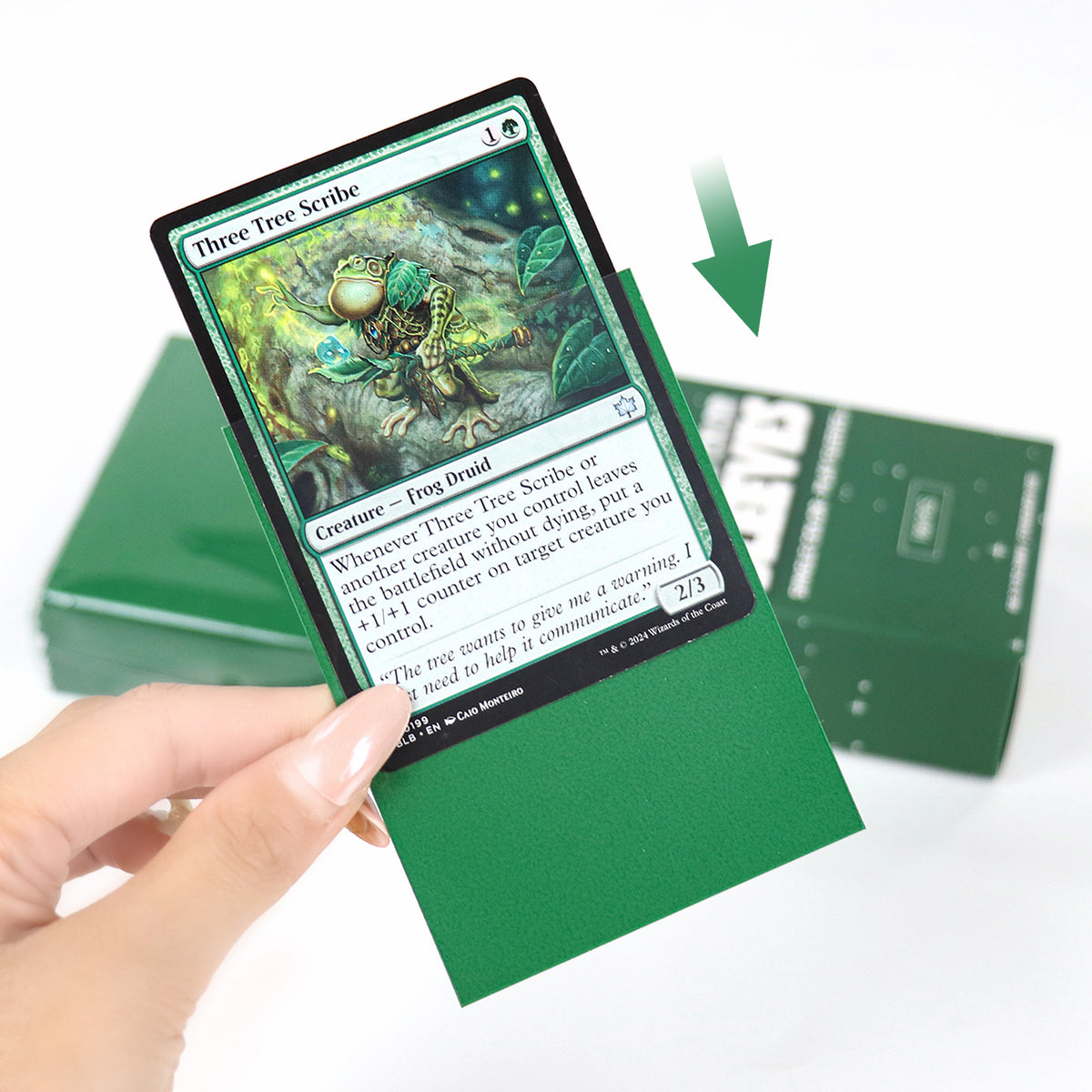 cardcosmos - Premium Matte Sleeves Green | 100stk