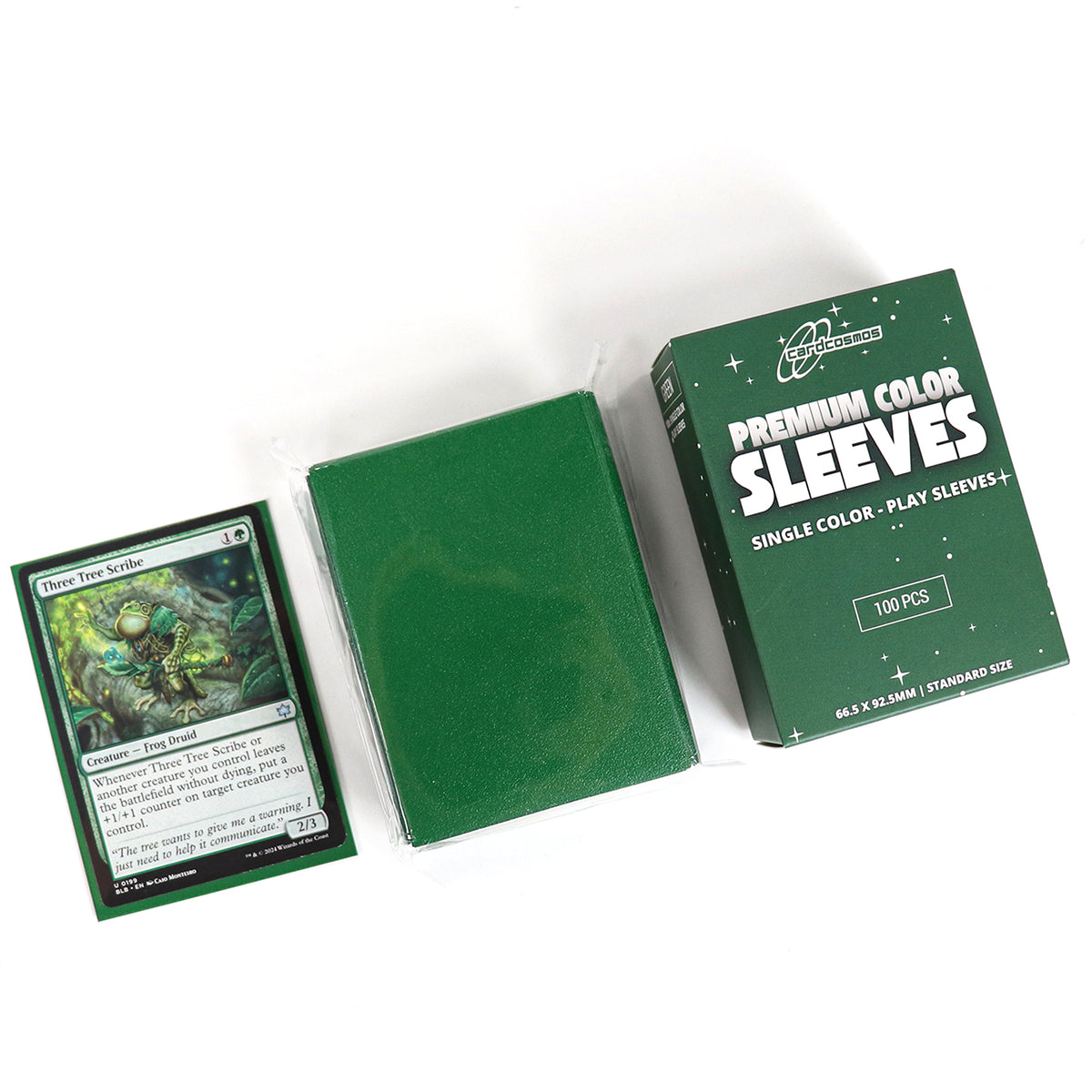 cardcosmos - Premium Matte Sleeves Green | 100stk
