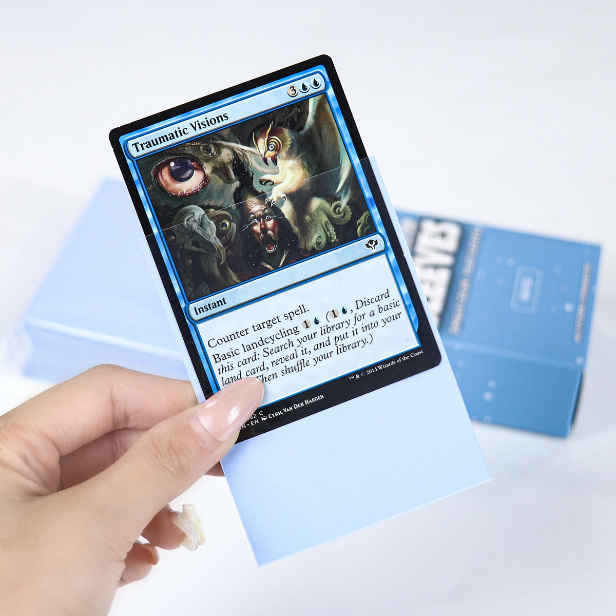 cardcosmos - Premium Matte Sleeves Light Blue | 100stk