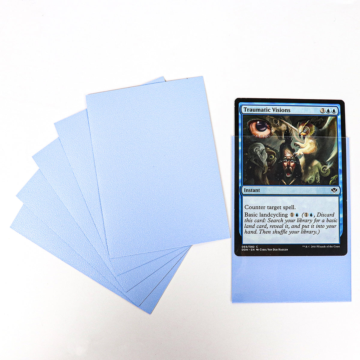 cardcosmos - Premium Matte Sleeves Light Blue | 100stk