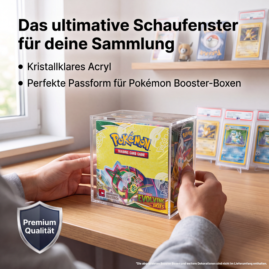 cardcosmos - Pokémon Booster Box Acrylic Case