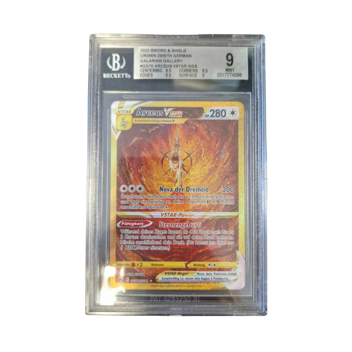 Pokémon - Zenit der Könige: Dialga, Palkia, Giratina & Arceus Oro Deutsch – BGS 9.5