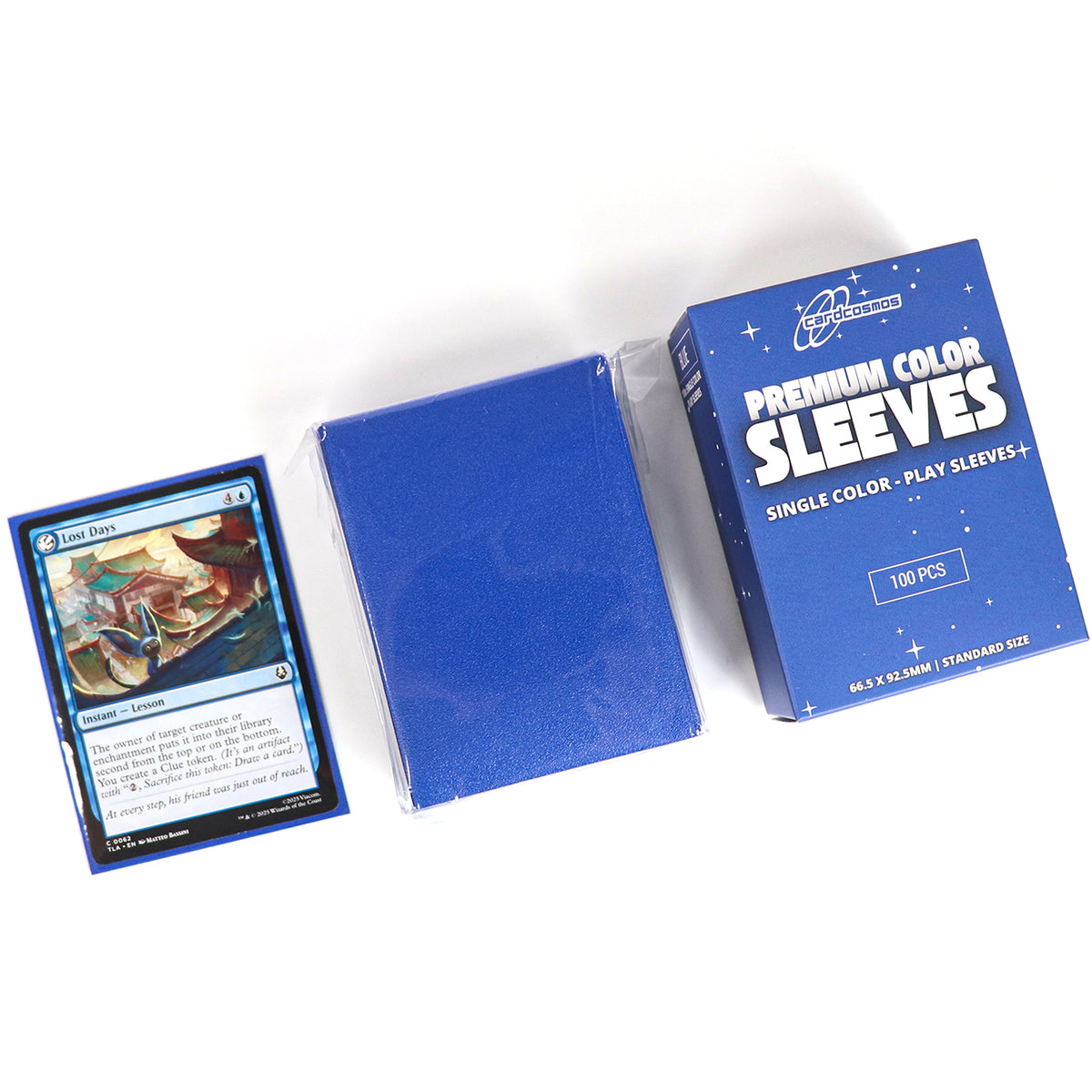 cardcosmos - Premium Matte Sleeves Blue | 100stk