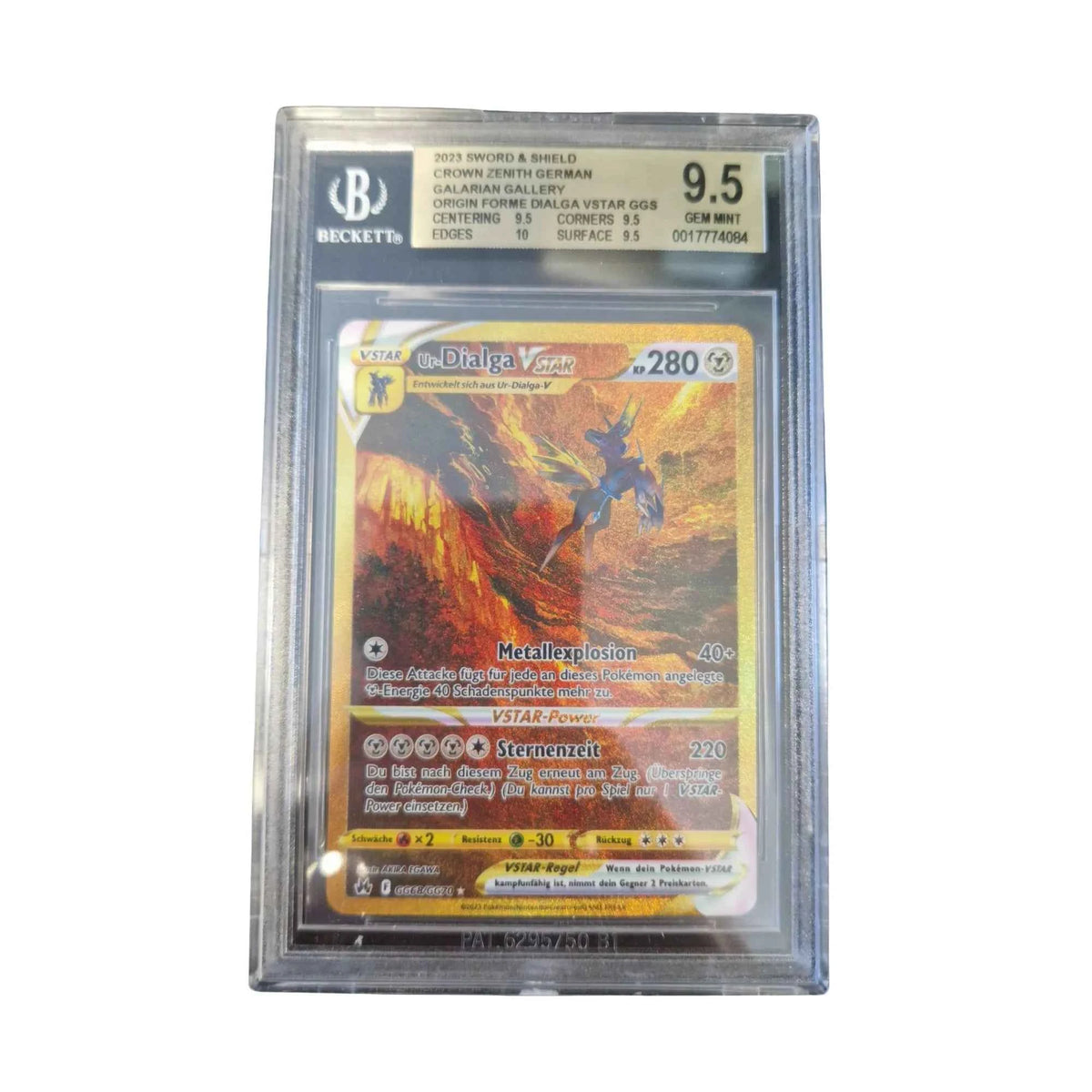 Pokémon - Zenit der Könige: Dialga, Palkia, Giratina & Arceus Oro Deutsch – BGS 9.5