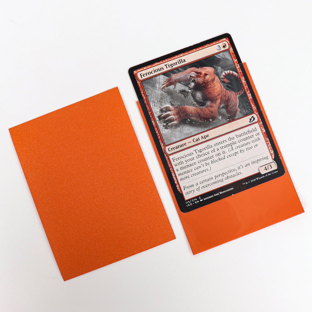 cardcosmos - Premium Matte Sleeves Orange | 100stk