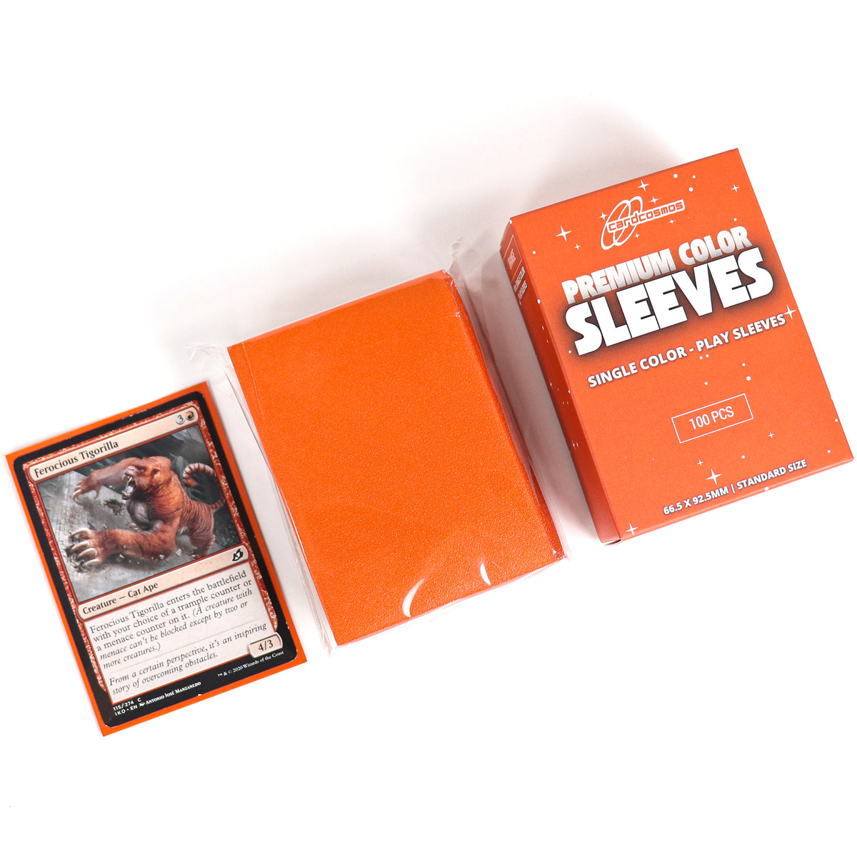 cardcosmos - Premium Matte Sleeves Orange | 100stk