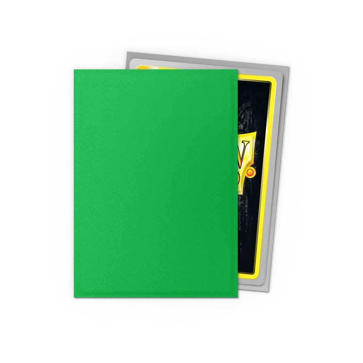 Dragon Shield Sleeves – Dual Matte Apple Green & Silver (100 Stück)