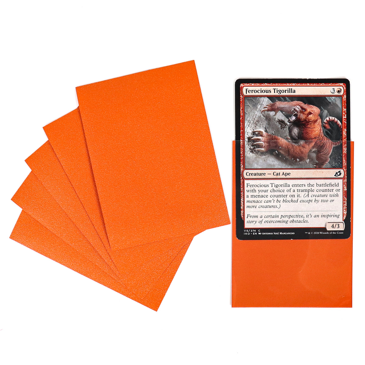 cardcosmos - Premium Matte Sleeves Orange | 100stk