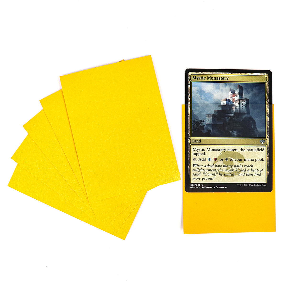 cardcosmos - Premium Matte Sleeves Yellow | 100stk