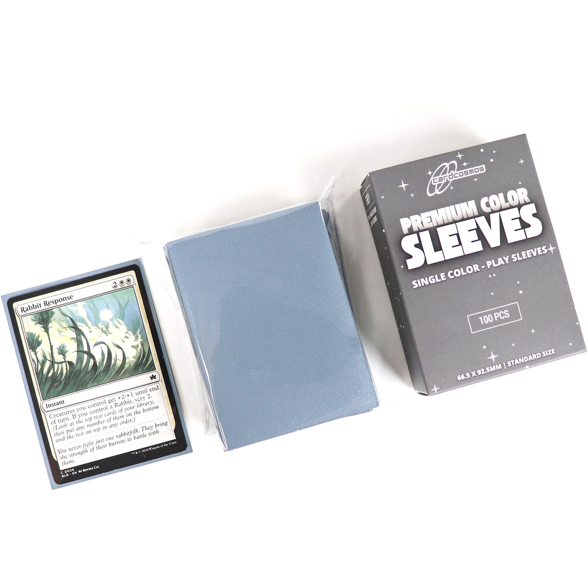 cardcosmos - Premium Matte Sleeves Grey | 100stk
