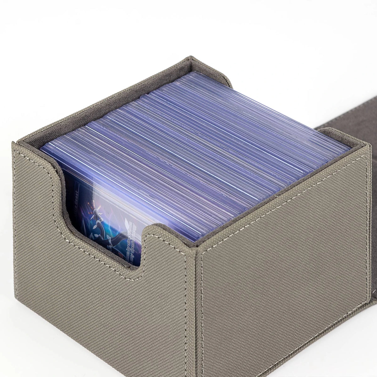 cardcosmos - 60+ Premium Toploader Deck Box - Grau