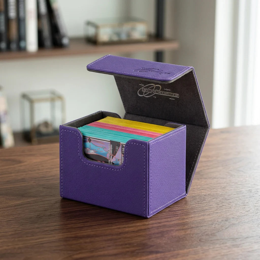cardcosmos - 100+ Premium Deck Box - Lila