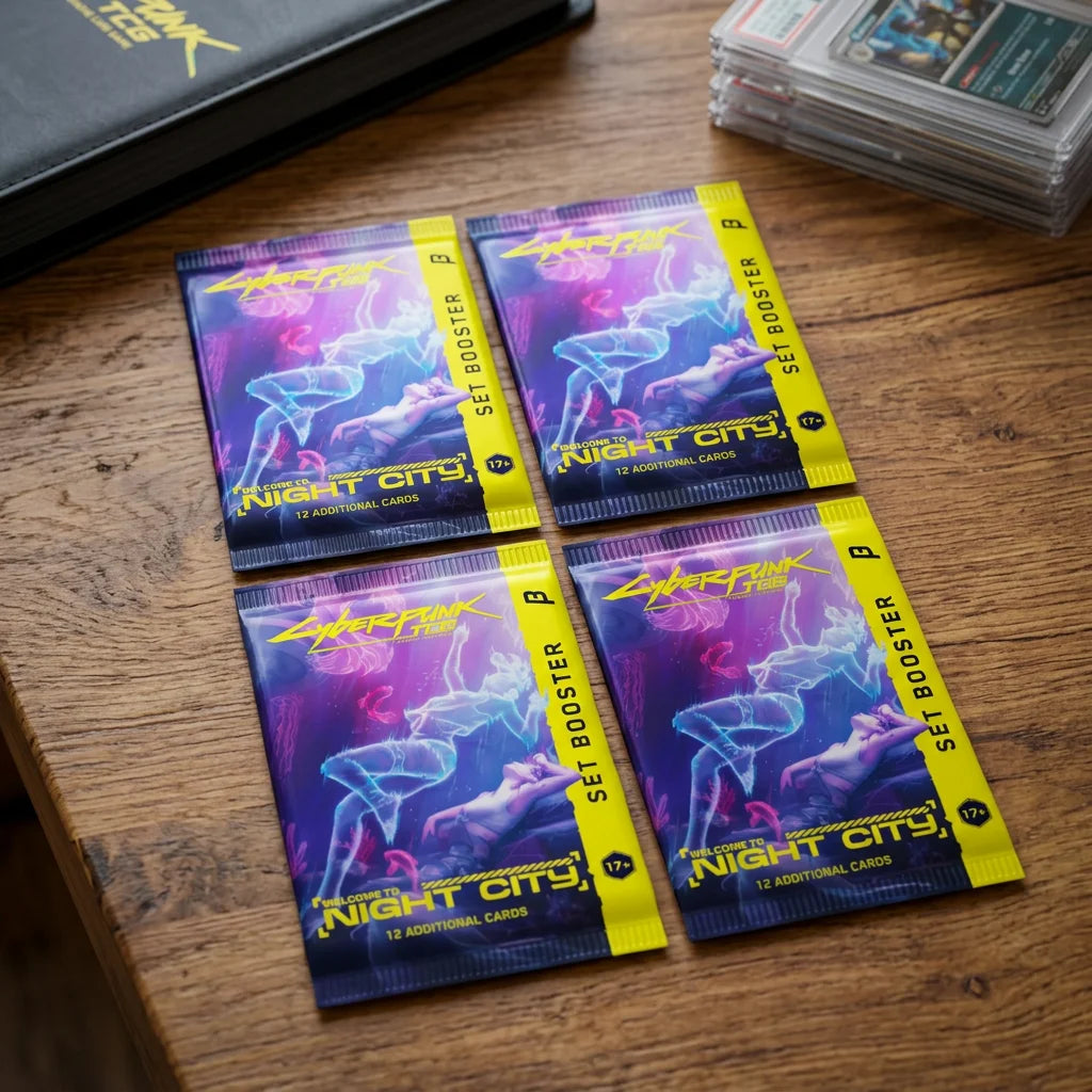 Cyberpunk TCG: Welcome to Night City Beta Booster Display EN
