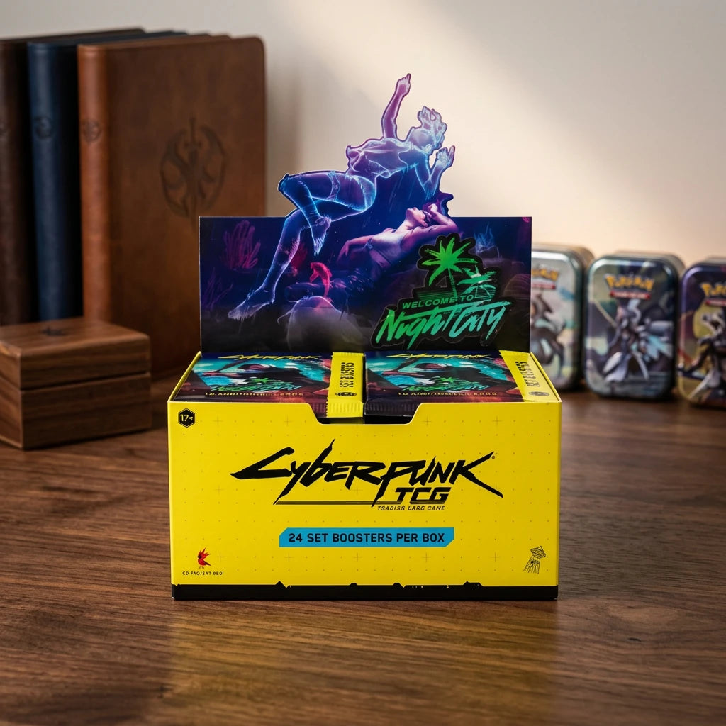 Cyberpunk TCG: Welcome to Night City Booster Display EN