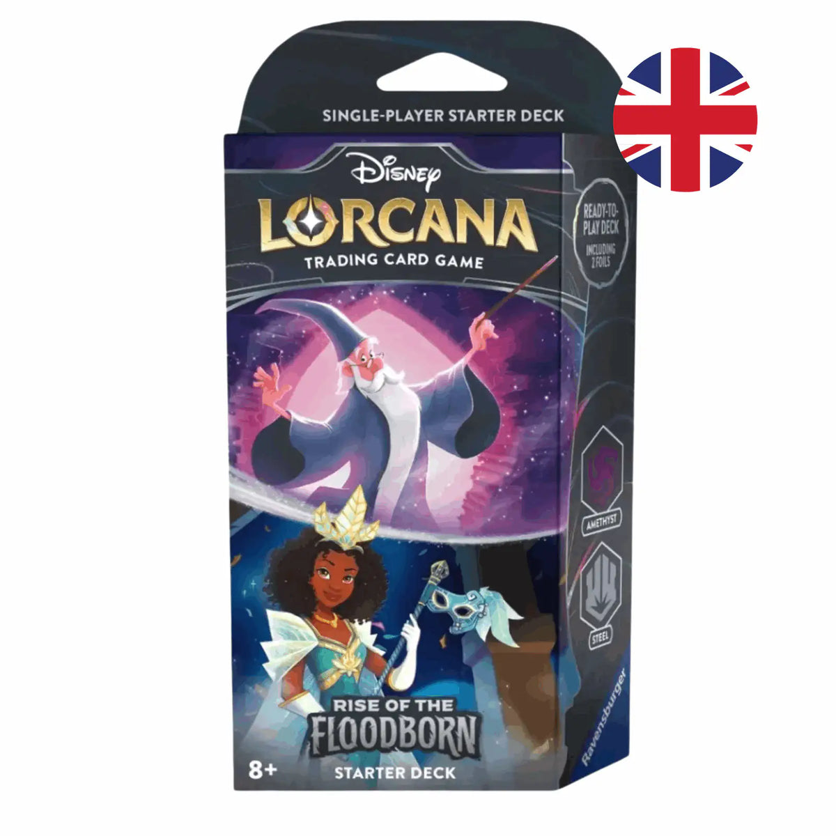 Disney Lorcana - Rise of the Floodborn Starter Deck - Amethyst / Steel - EN