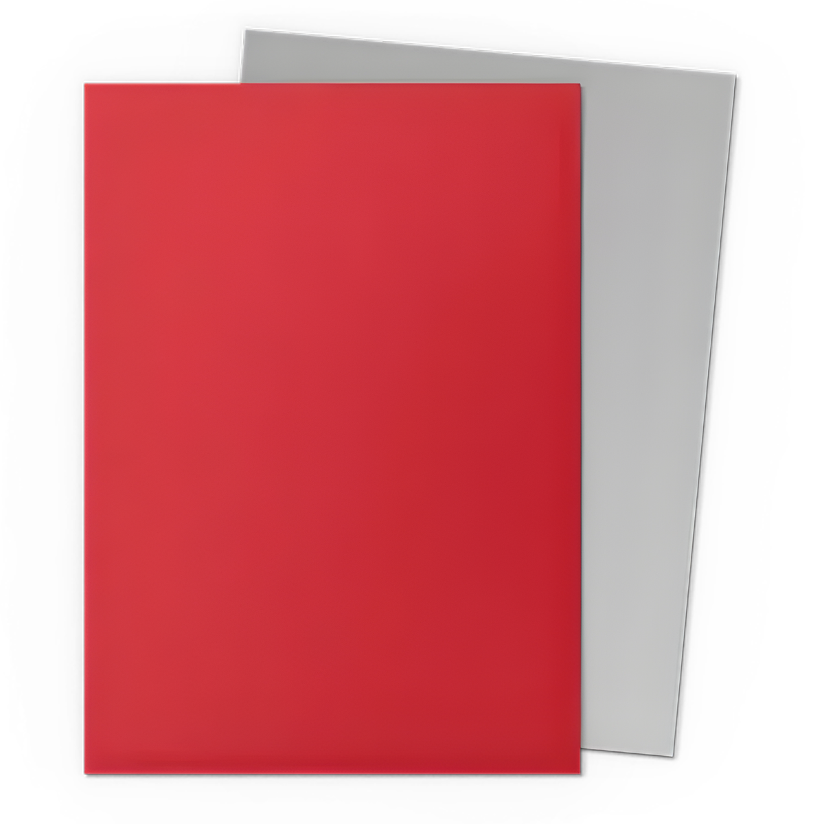 Dragon Shield Sleeves – Dual Matte Crimson & Silver (100 Stück)