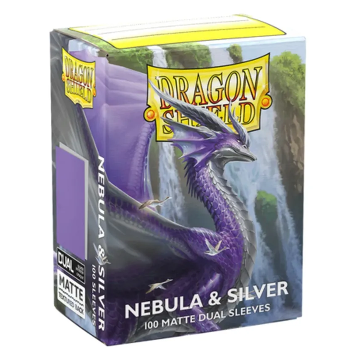 Dragon Shield Sleeves – Dual Matte Nebula & Silver (100 Stück)