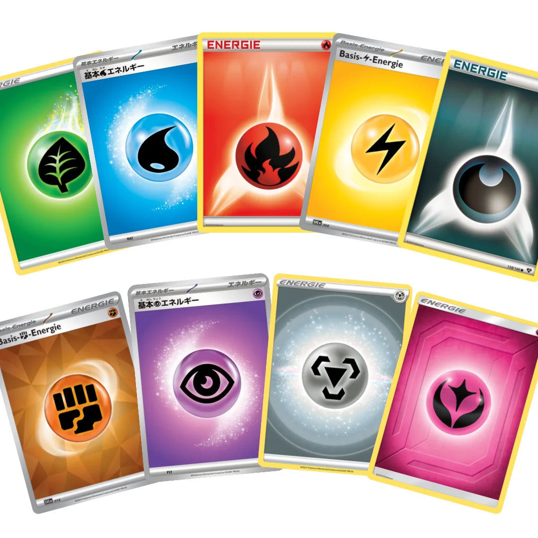 Pokémon Energiekarten Set – 100 oder 200 zufällig gemischte Karten