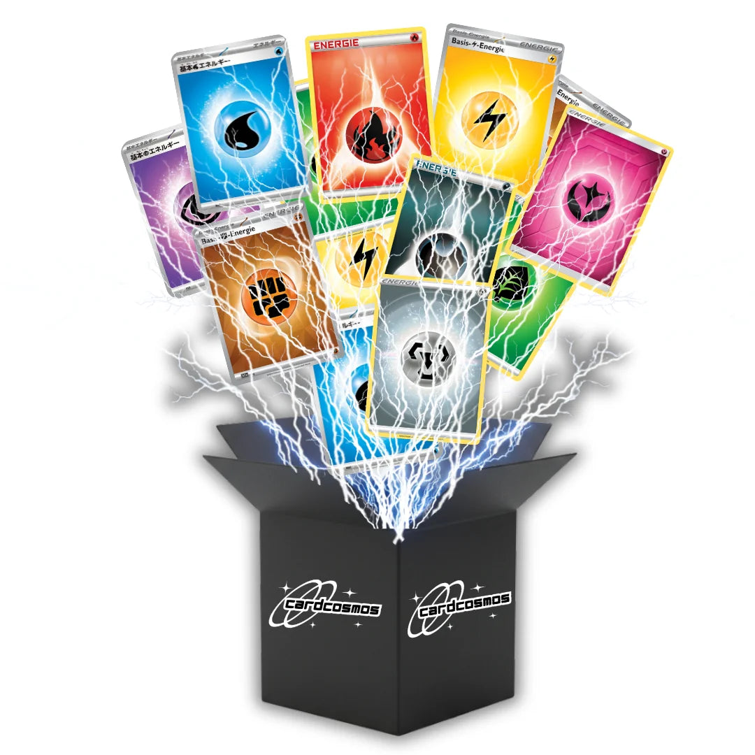 Pokémon Energiekarten Set – 100 oder 200 zufällig gemischte Karten