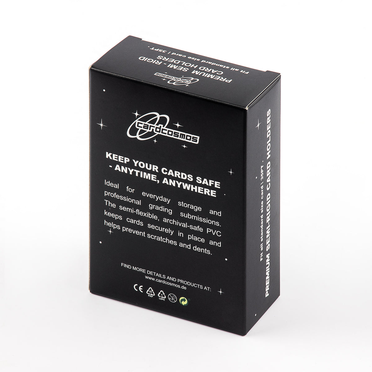 cardcosmos - Premium Semi-Rigid Card Holders 35PT | 50stk