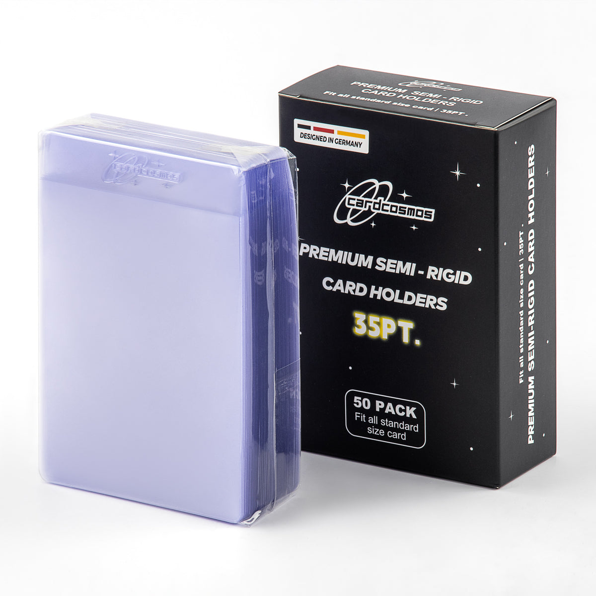 cardcosmos - Premium Semi-Rigid Card Holders 35PT | 50stk
