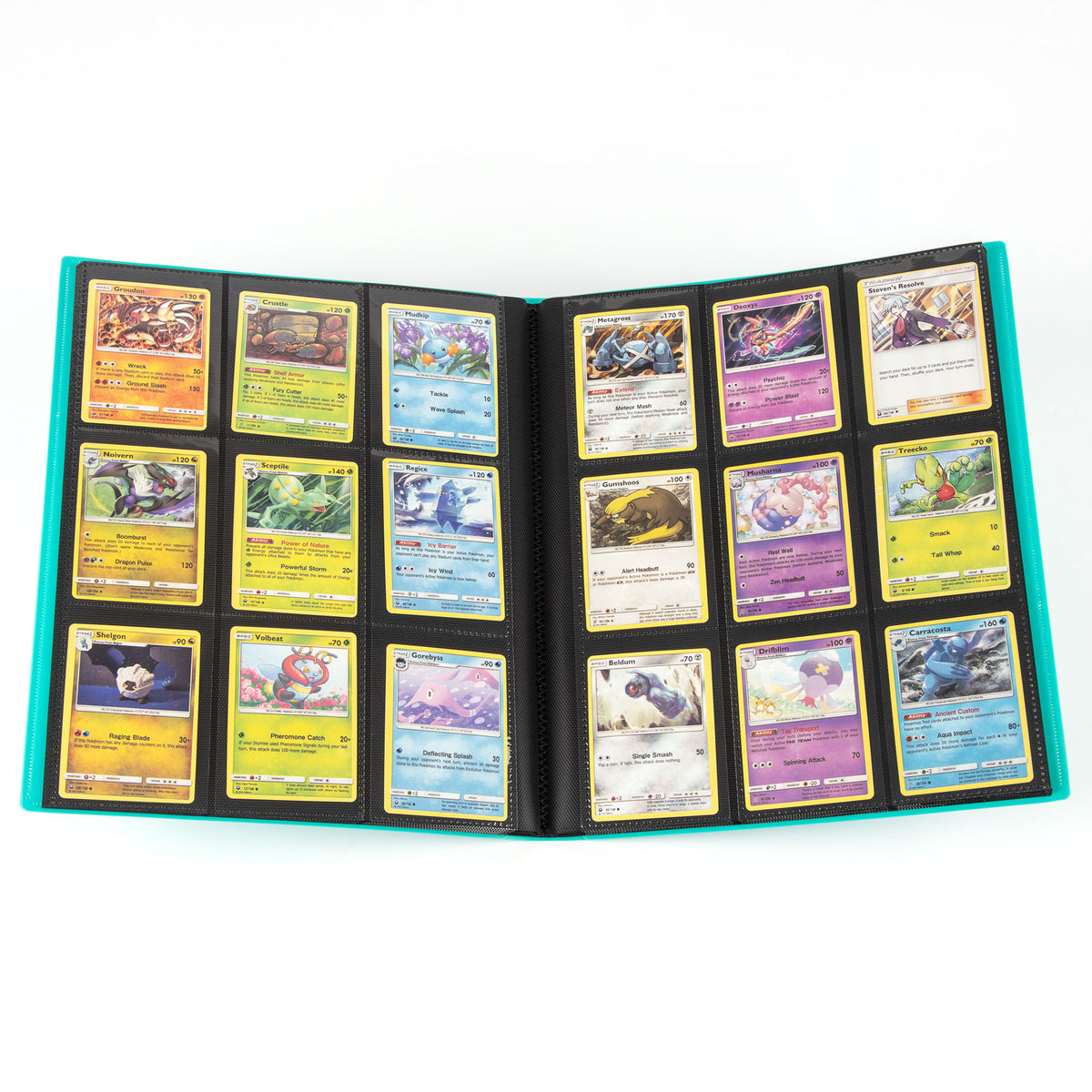 cardcosmos - 9 Pocket Basic Strap Binder - Mint