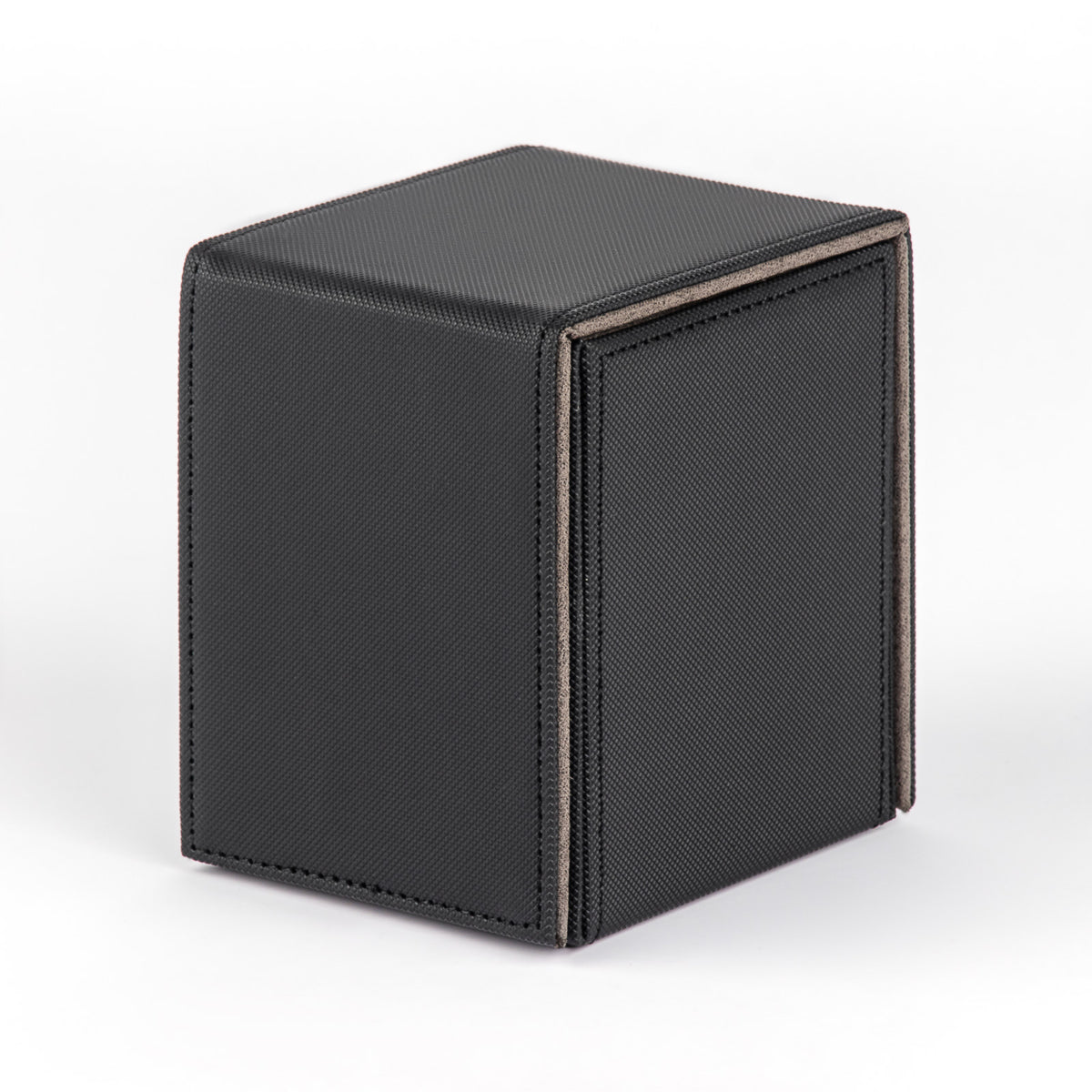 cardcosmos - 100+ Commander Deck Box mit Sichtfenster - Schwarz