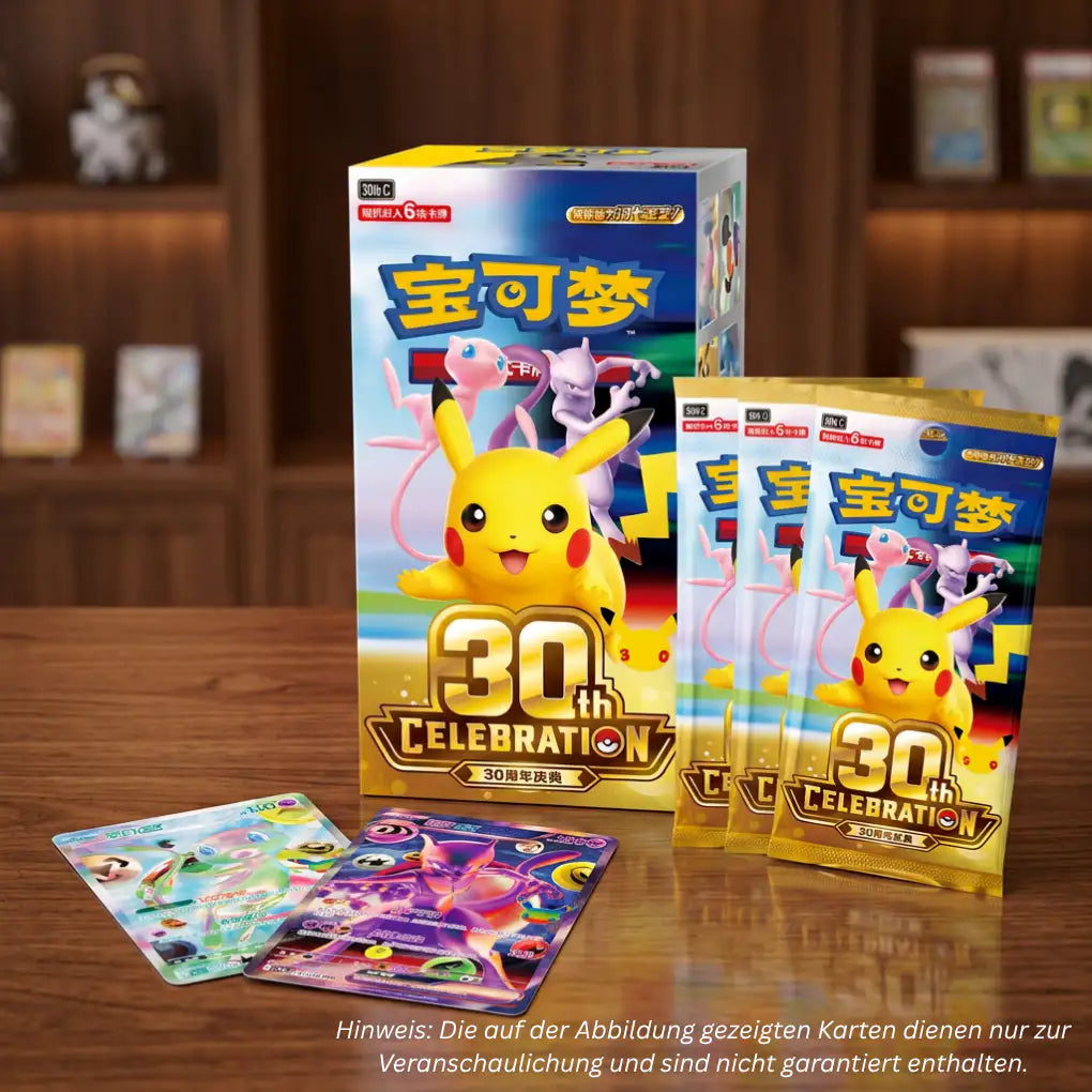 Pokémon - 30th Anniversary Celebration Booster Display - CHN