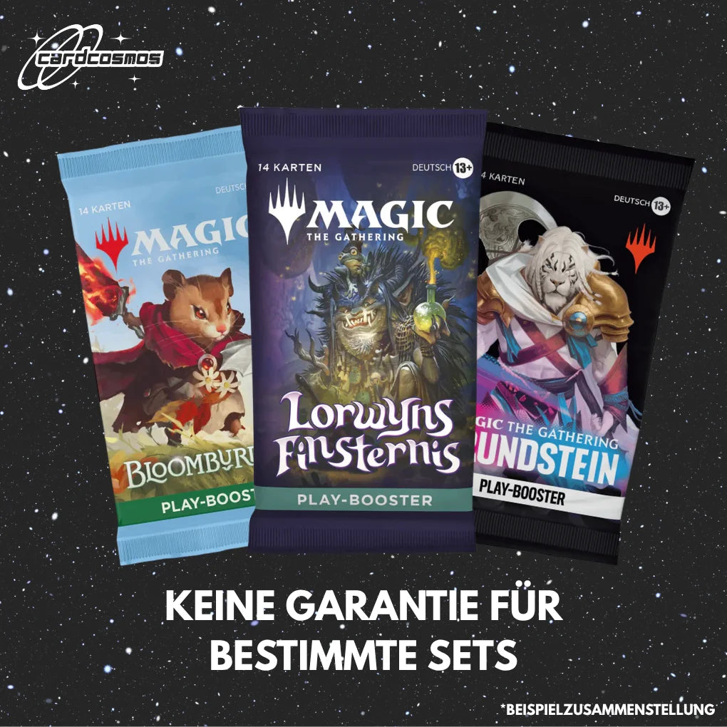 Magic: The Gathering Mystery Play Booster Set German – 3 Different Random Boosters