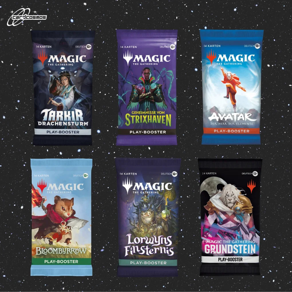 Magic: The Gathering Mystery Play Booster Set German – 3 Different Random Boosters
