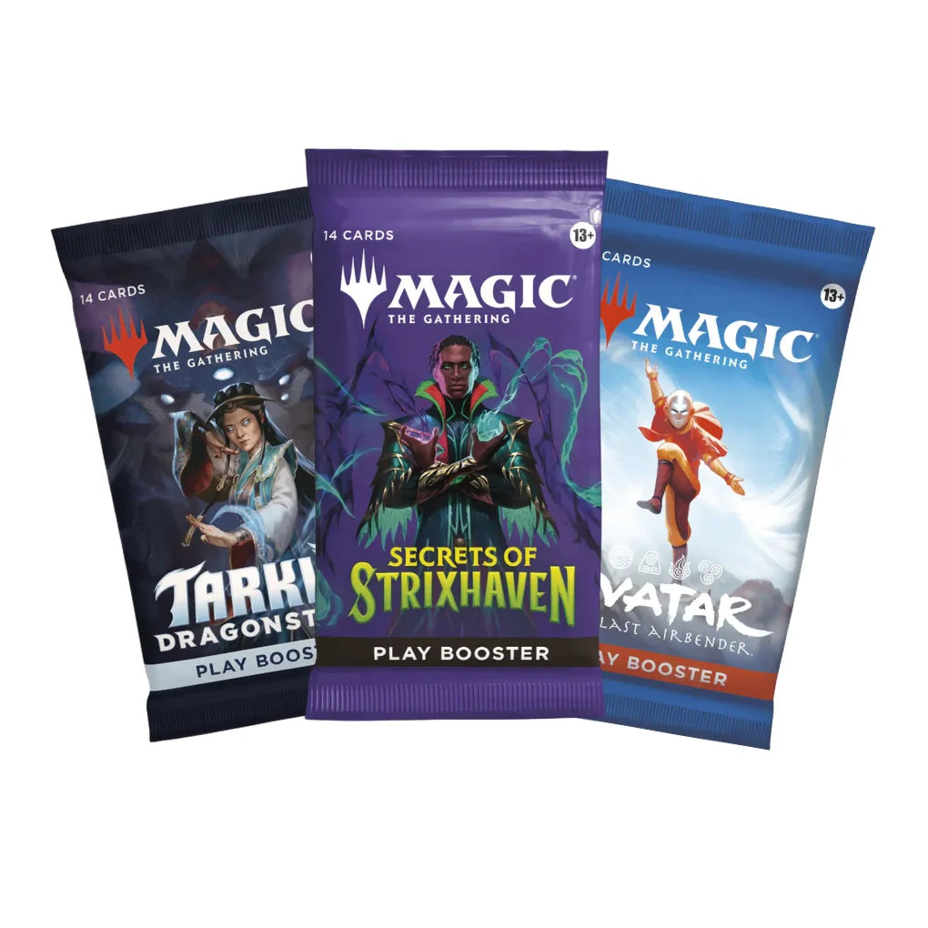 Magic: The Gathering Mystery Play Booster Set English – 3 Different Random Boosters