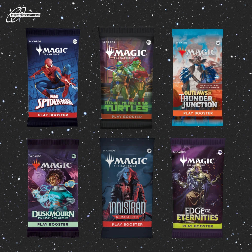 Magic: The Gathering Mystery Play Booster Set Englisch – 3 verschiedene zufällige Booster