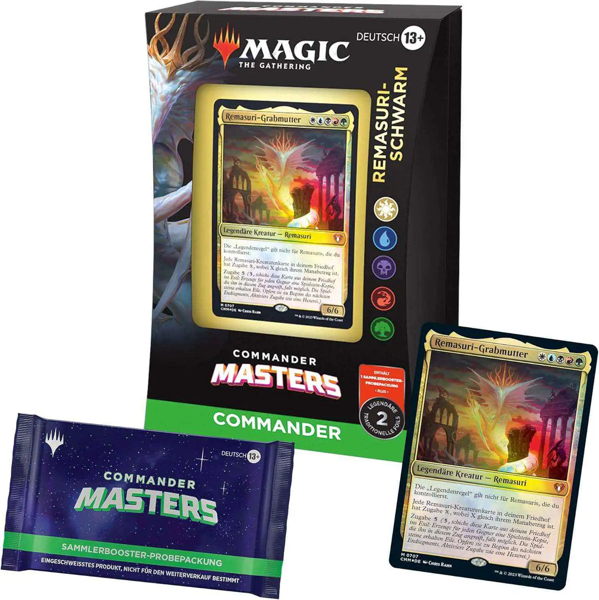 Magic: The Gathering - Commander Masters - Commander-Deck – Remasuri-Schwarm - DE