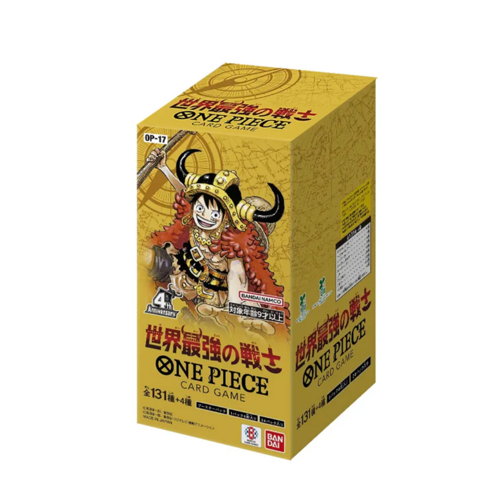 One Piece Card Game - OP17 Booster Display The World’s Strongest Warriors - JPN