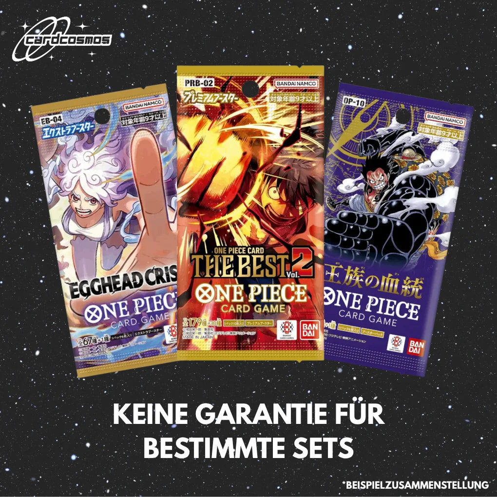One Piece Card Game Japan Mystery Booster Set – 3 Different Random Packs