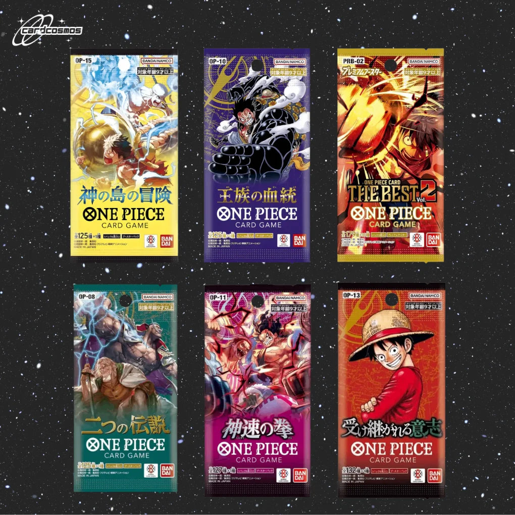 One Piece Card Game Japan Mystery Booster Set – 3 Different Random Packs