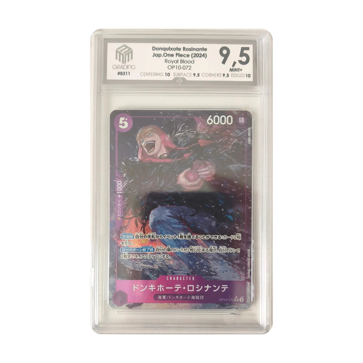 One Piece - Donquixote Rosinante OP10-072 (Royal Blood) – M3G 9.5 Mint+