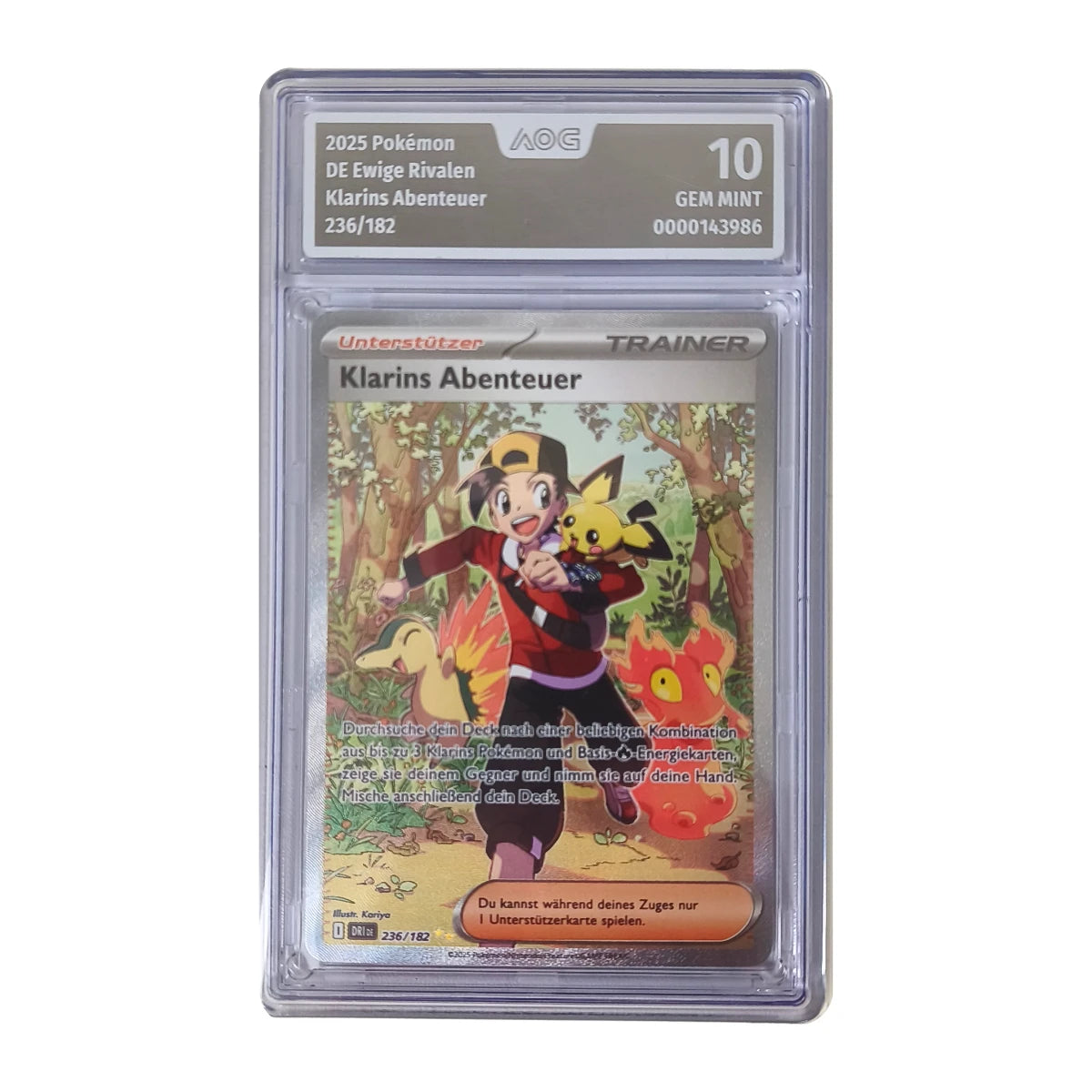 Pokémon - Klarins Abenteuer #236/182 (Ewige Rivalen) – AOG 10 Gem Mint