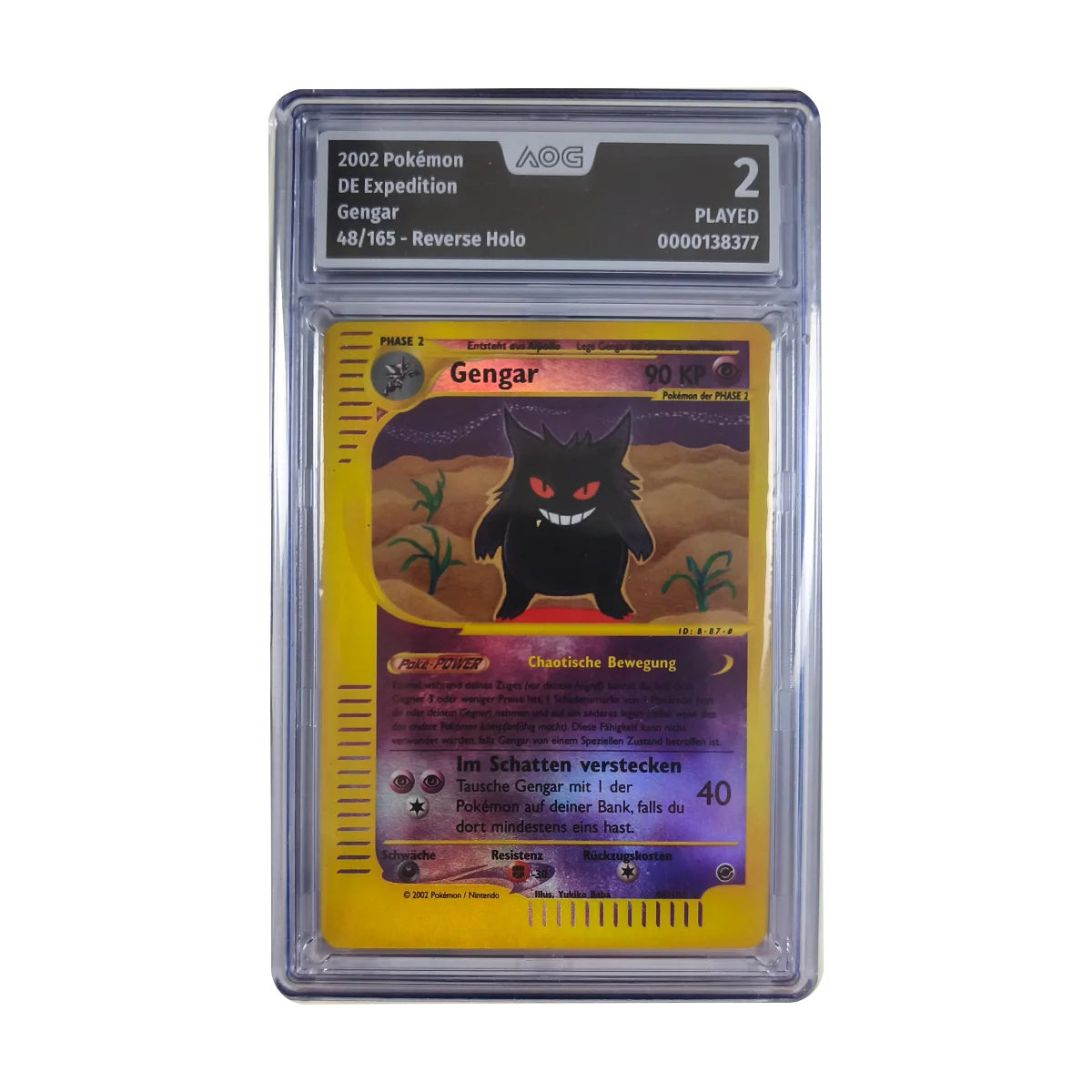 Pokémon - Gengar Reverse Holo #48/165 (Expedition) – AOG 2 Played