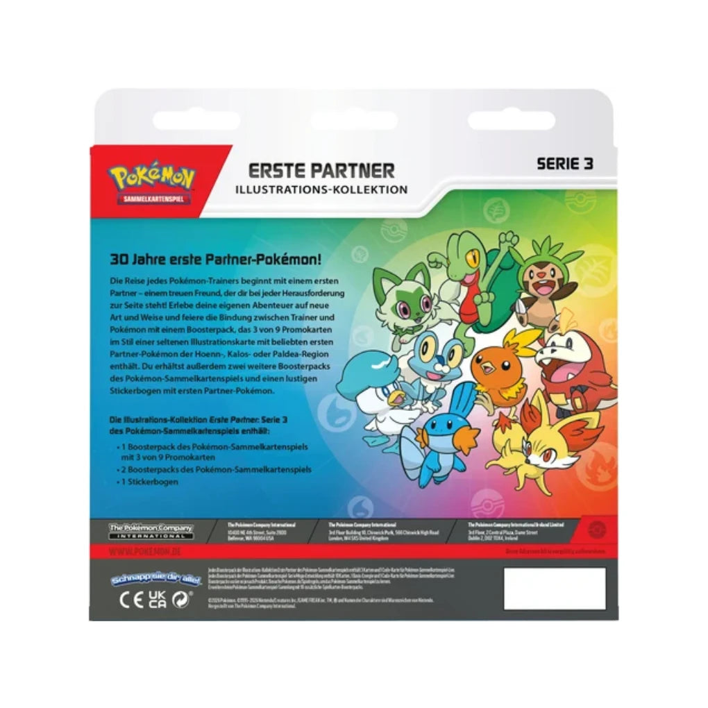 Pokémon - Erste Partner Illustration Kollektion Box Serie 3 - DE