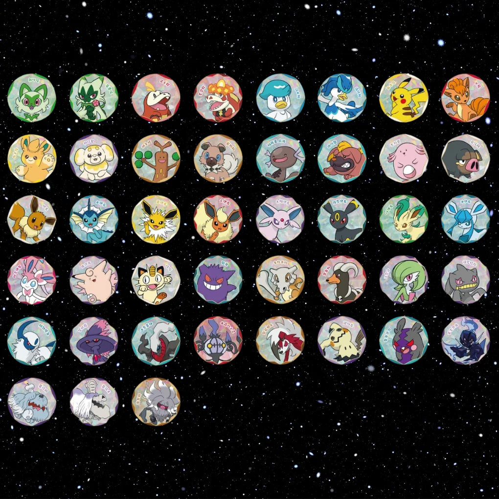 Pokémon Gem Pack Badge Set CHN – 3 Booster + Promo + Magnet-Badge