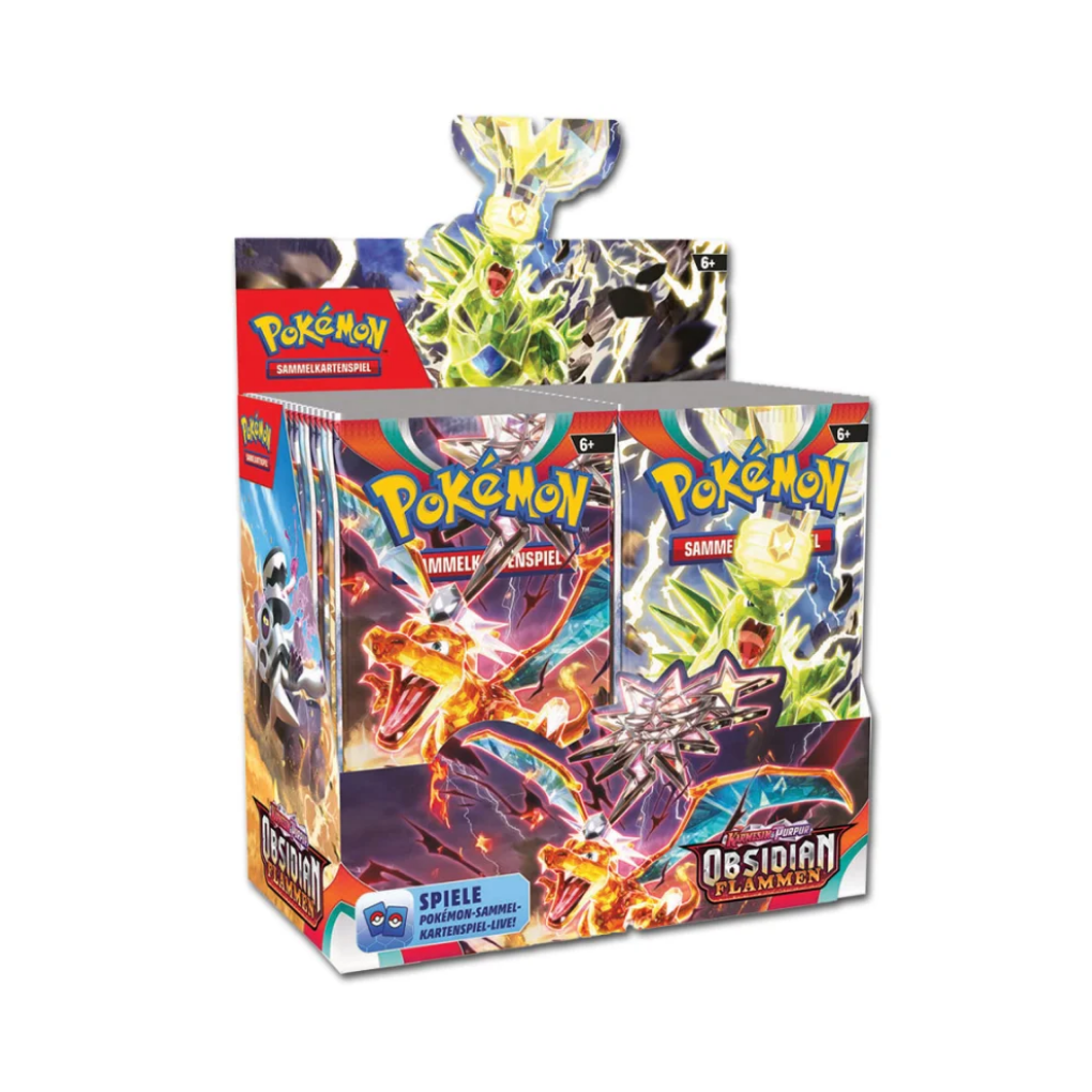 Pokémon - Obsidianflammen Booster Display - German