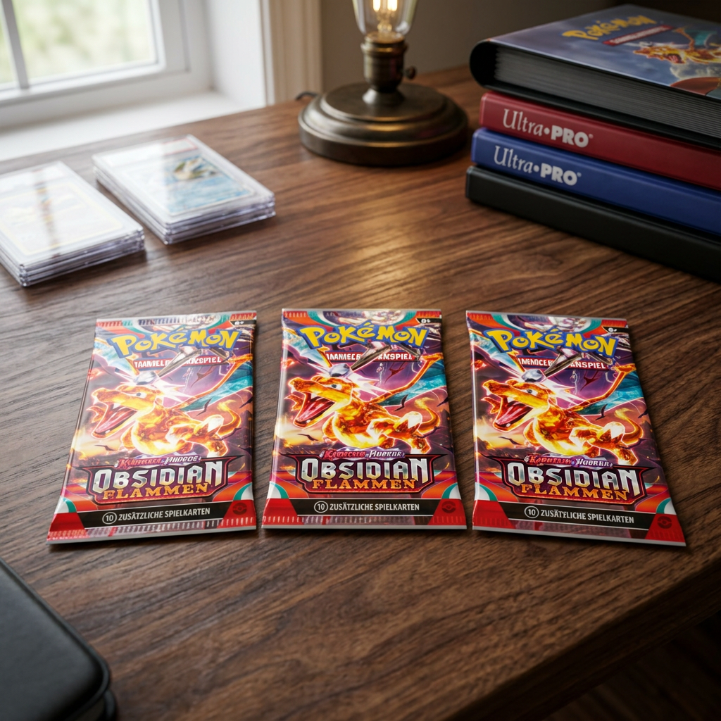 Pokémon - Obsidianflammen Booster Display - German