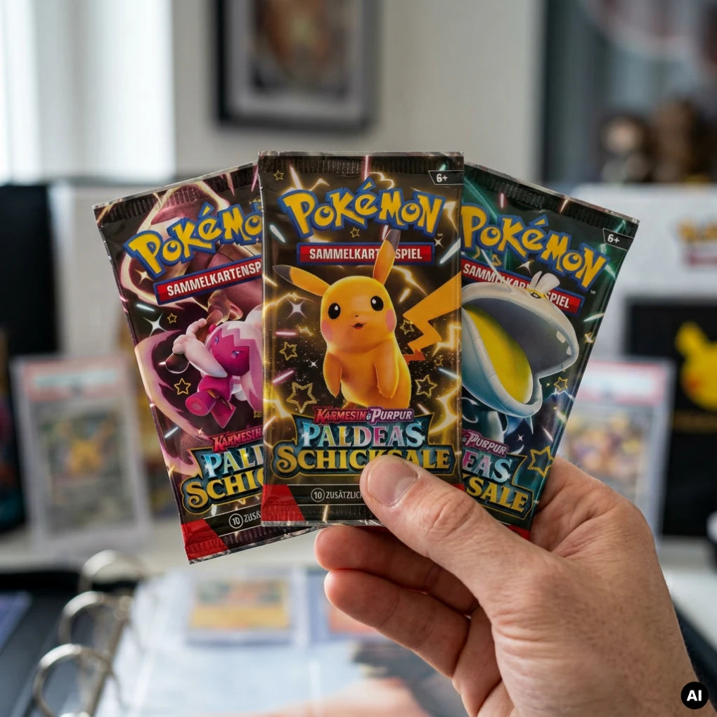 Pokémon - Paldeas Schicksale Tech-Sticker-Kollektion Hefel - DE