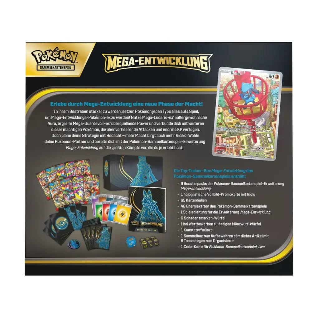 Pokémon - ME01 Lucario Top Trainer Box - DE