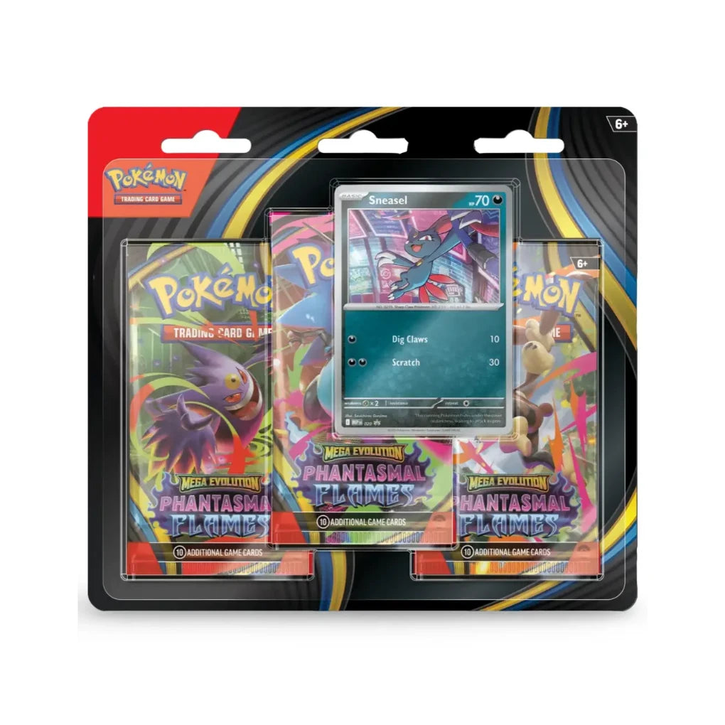 Pokémon - Phantasmal Flames 3-Pack Blister Pack Sneasel English