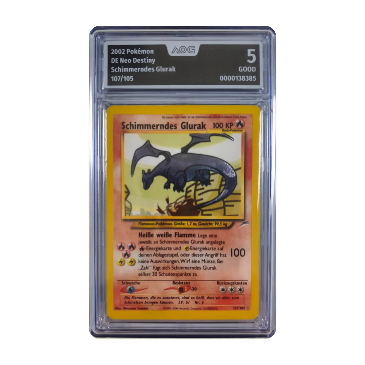 Pokémon - Shining Charizard #107/105 (Neo Destiny) – AOG 5 Good