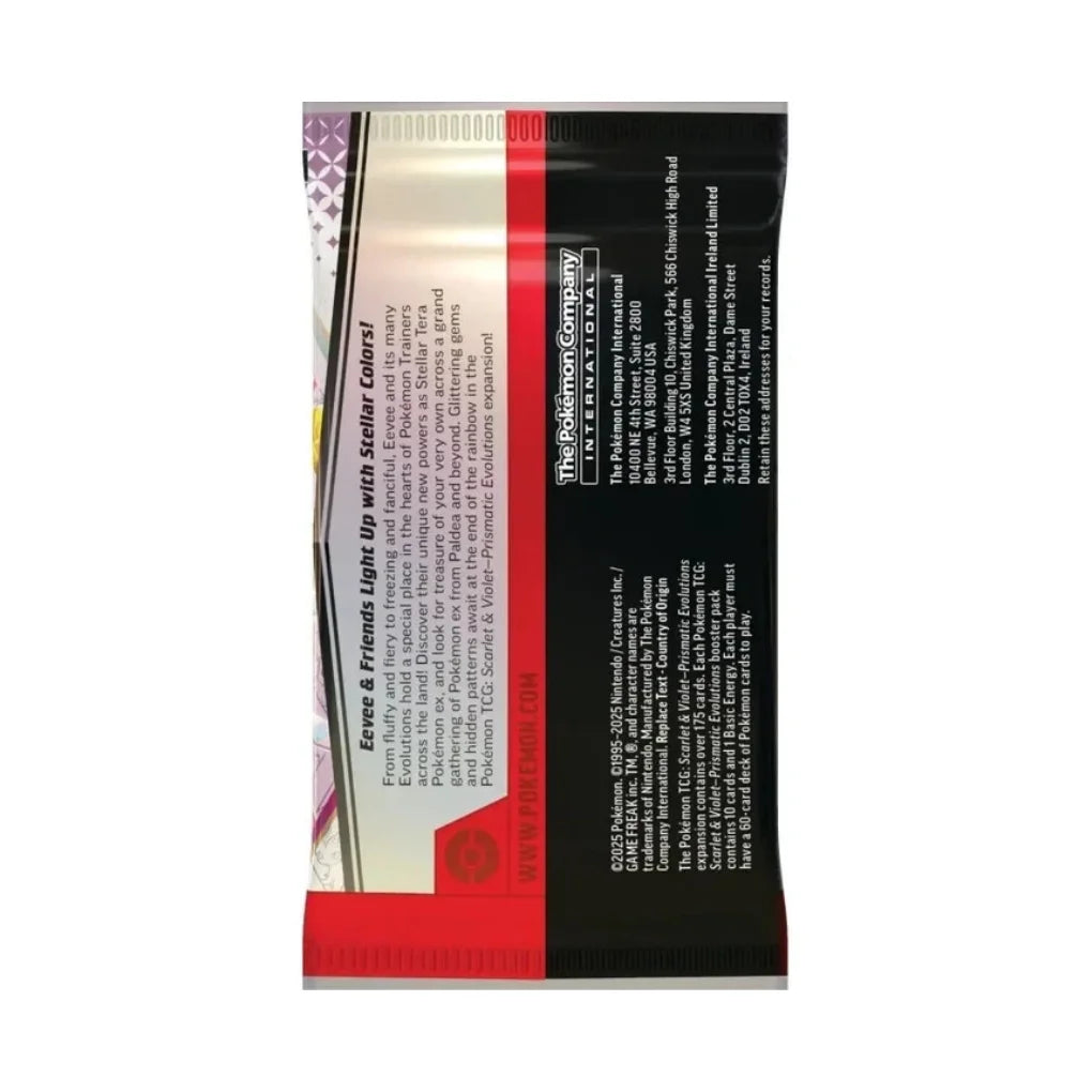 Pokémon Scarlet & Violet Prismatic Evolutions Booster - English