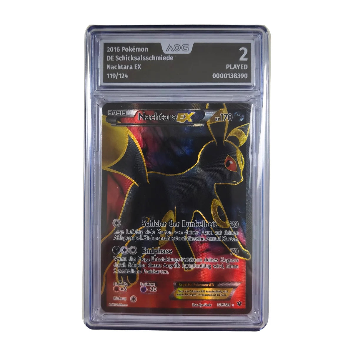 Pokémon - Nachtara EX Full Art #119/124 (Schicksalsschmiede) – AOG 2 Played
