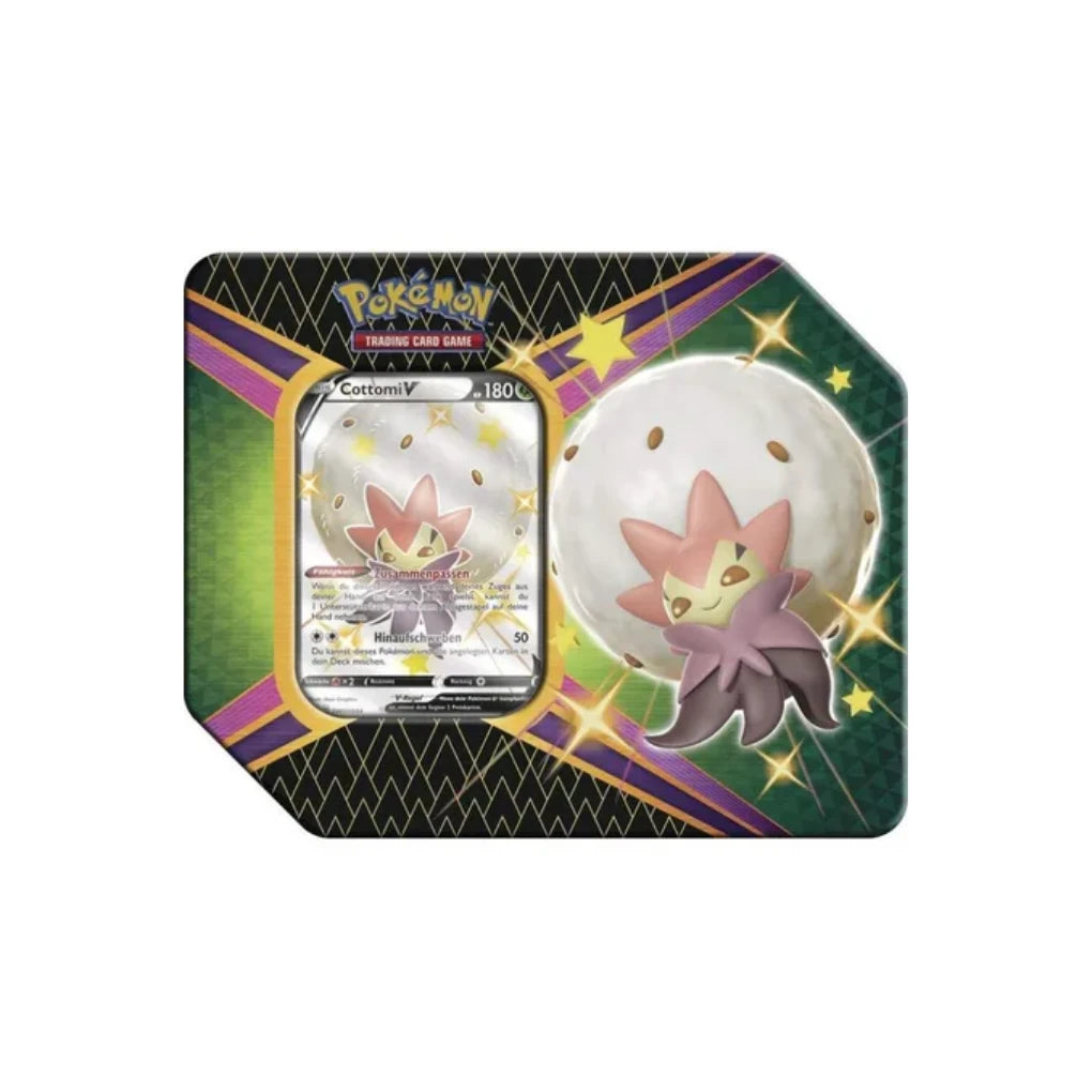 Pokémon - Glänzendes Schicksal Cottomi-V Tin Box - EN